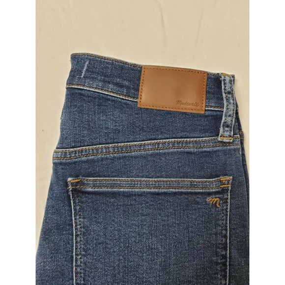 Madewell Women's 10" High-Rise Skinny Jeans in Wendover Wash Size 27 MA616 - Picture 11 of 12
